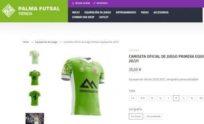 Distribución tienda online Palma Futsal