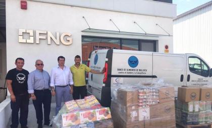 Entrega de 886kg al Banco de Alimentos de Mallorca