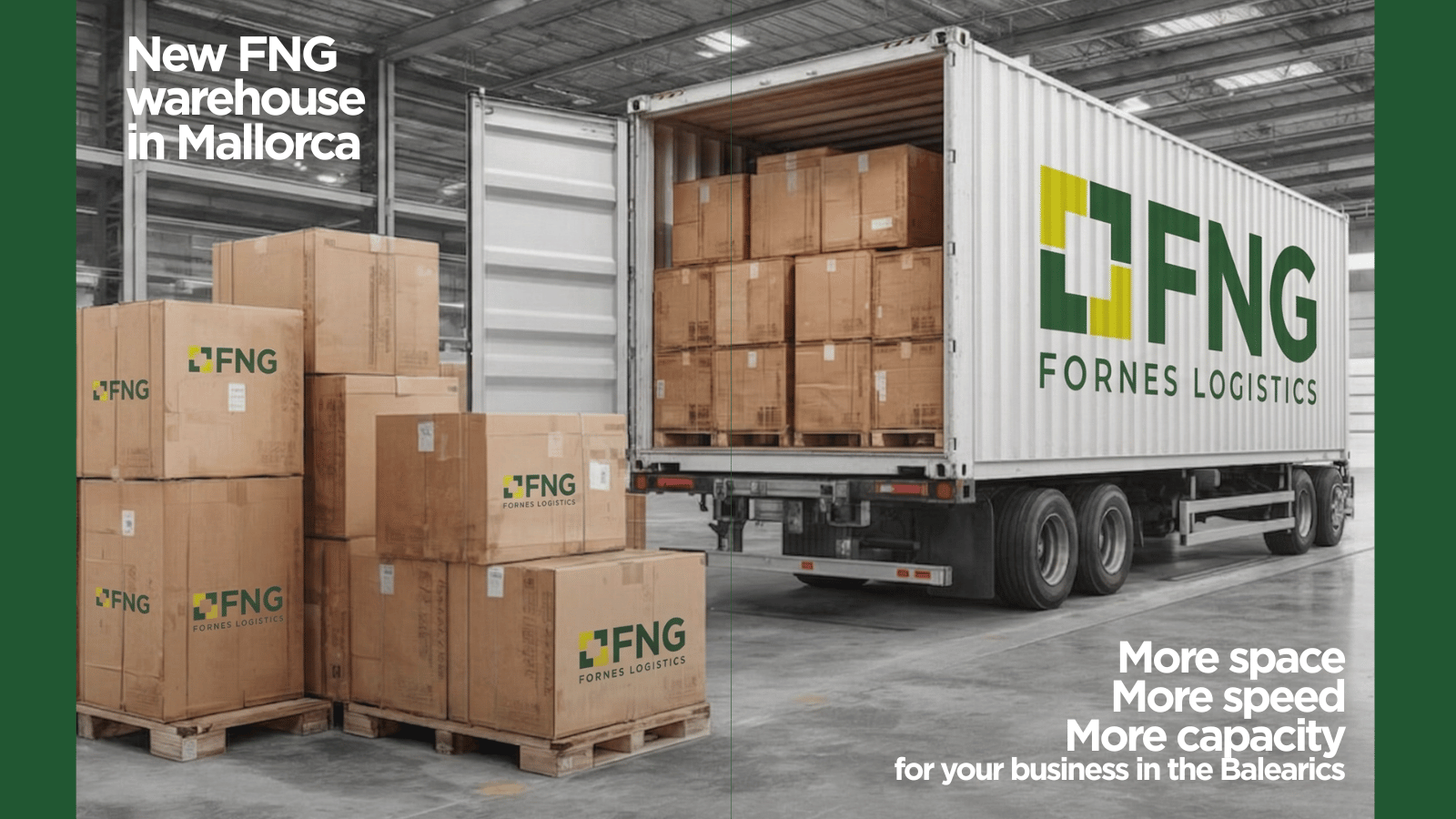 FNG expands its logistics capacity in Mallorca with a new 1,000 m² warehouse 
