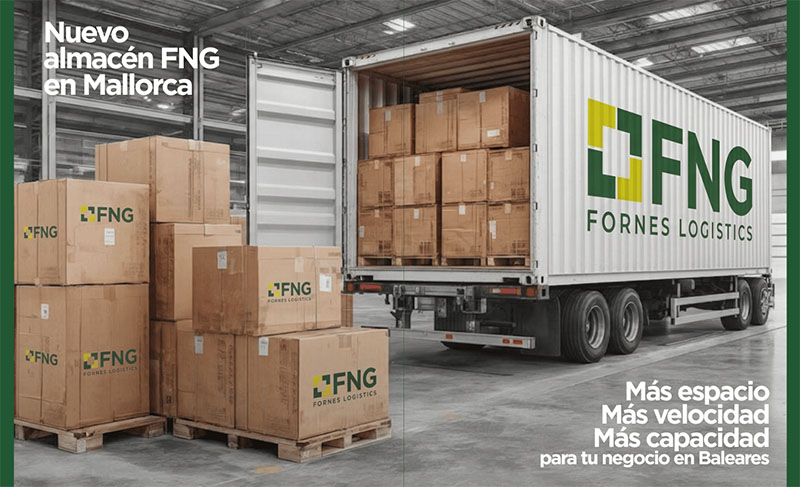FNG amplía su capacidad logística en Mallorca con un nuevo almacén de 1.000 m² FNG amplía su capacidad logística en Mallorca con un nuevo almacén de 1.000 m²